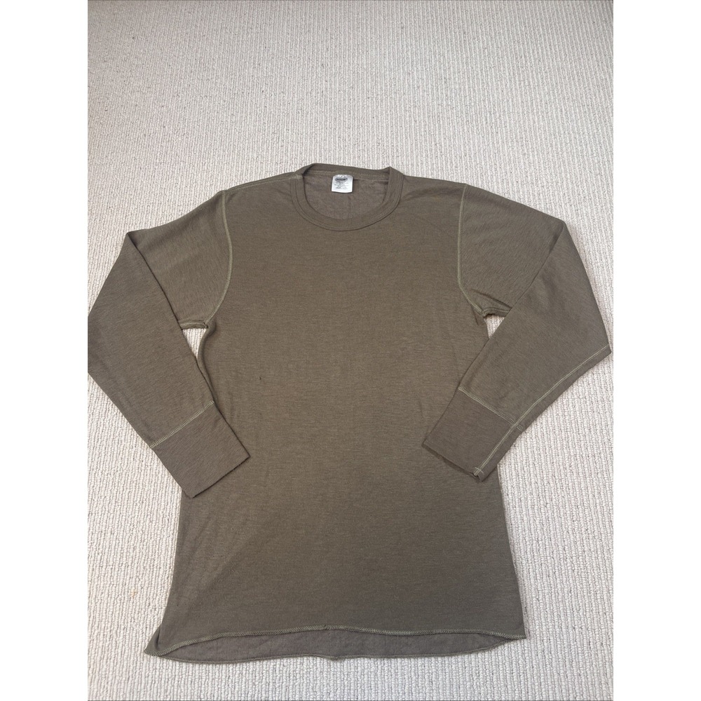 Vtg Duofold Men's Medium** Shirt Crewneck Base Layer Merino Wool Blend USA
